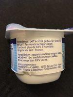 F. Blanc Nova 0% Ingredients