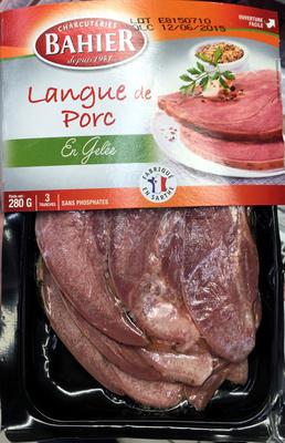 Langue De Porc En Gele (3 Tranches)