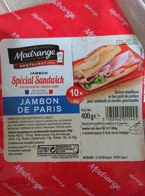 Jambon De Paris Sans Polyphosphate DD