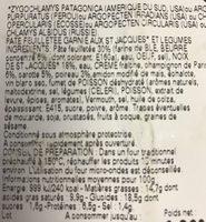 2X130G St Jacques En Feuillete Stalaven Ingredients