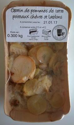 Gratin De Pommes De Terre Poireaux Chvre Et Lardons