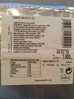 1KG Tomates Farcie Stalaven Ingredients