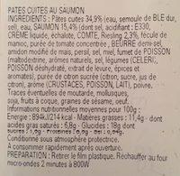 Penne Au Saumon, La Barquette En Bois De Ingredients