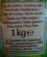 Gros Sel De Camargue Ingredients