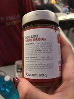 Sauce Pasta Tomate Arrabiata Ingredients