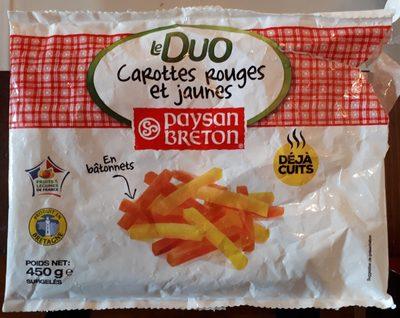 Duo Carottes Rouges Et Jaunes