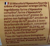 Bio Bis Argousier Orange Ingredients