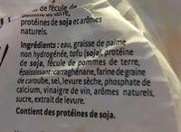 Cheezly Mozzarella Ingredients