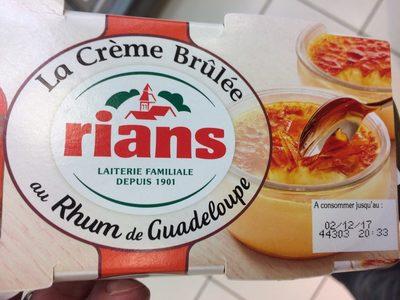 La Creme Brule Au Rhum De Guadeloupe