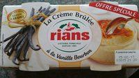 La Crme Brle  La Vanille Bourbon Report Card