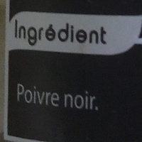 Poivre Noir Moulu Ingredients