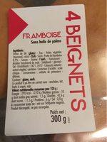 4 Beignets Framboise Report Card