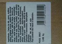 Cookie Chocolat Ingredients