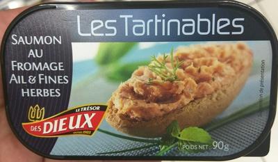 Les Tartinables Saumon Au Fromage Ail & Fines Herbes