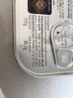 Fiers De Nos Sardines Ingredients