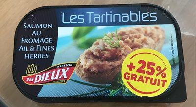 Les Tartinables Saumon Au Fromage Ail Et Fines Herbes
