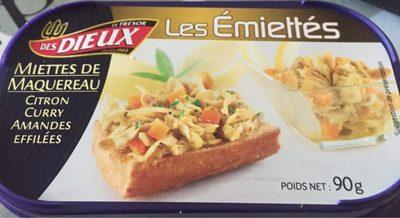 Emiett De Maquereaux Citron Curry Amandes Grilles LES DIEUX