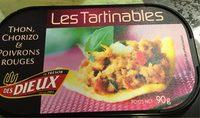 Les Tartinables Thon Chorizo Poivrons Report Card