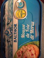 Mousse De Foie De Morue BALTHOR Ingredients