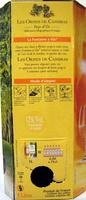 Vin Cinsault-Syrah Pays D'Oc IGP Les Ormes De Cambras Ingredients