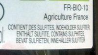 Saumur Champigny 2015 (12.5%) Ingredients