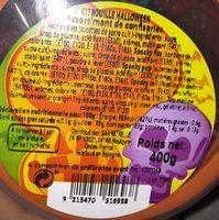 Citrouille Halloween Assortiment De Confiseries Ingredients