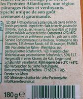 Le Brebiou Des Pyrnes Ingredients