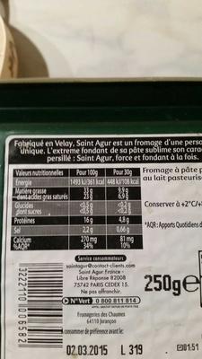Saint Agur 60%Mg 250G