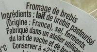Le Brebiou Des Pyrnes Ingredients