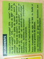 Muesli Croustillant Au Chocolat Ingredients