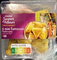 6 Mini Samossas Poulet Curry, Sauce Aigre Douce (2 Portions) Report Card
