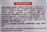 Mini-Nems Poulet Ingredients