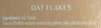 Flocons D'avoine Ingredients