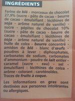 Cookies Aux Pepites De Chocolat Ingredients