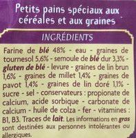 Muffins Aux Crales Et Graines Ingredients