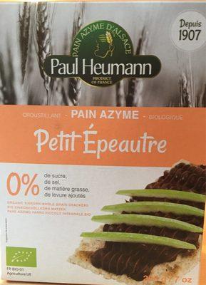 Pain Azyme Petit Epeautre