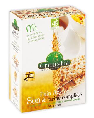 Pain Azyme CROUSTIA Son&Farine Complte Paul Heumann