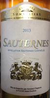 Sauternes 2013 Report Card