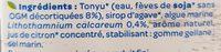 Soja Douceur Et Calcium BIO Ingredients