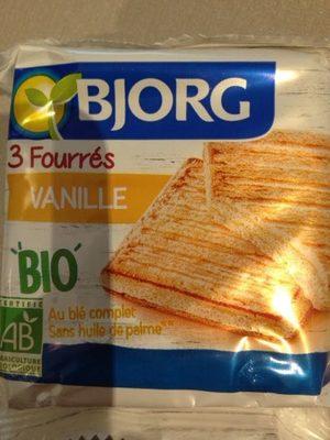 3 Biscuits Fourrs Vanille Bio