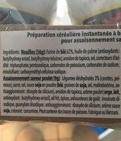 Nouilles Japonaises Ingredients