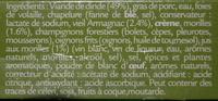 Farce Cuisine Ingredients