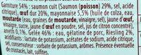 Aspic Saumon Ingredients