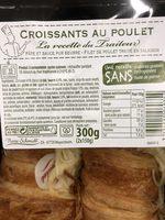 Tout Frais , Tout Prt !, Croissant Au Poulet, La Barquette De 2 300 G Ingredients