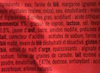 Schmidt Buchette Au Fromage Ingredients