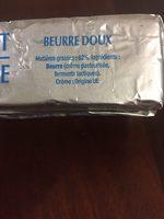 Beurre Doux 250 G Ingredients