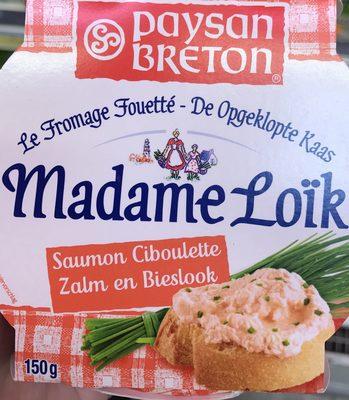 Le Fromage Fouett  Madame Lok Saumon Ciboulette