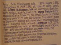Demi-Lune, Cpes-Parmesan Ingredients