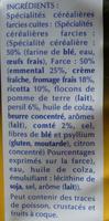 Ravioles  Poler Aux Fromages Ingredients
