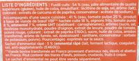 (Fusilli) Sauce Cheese Burger Ingredients